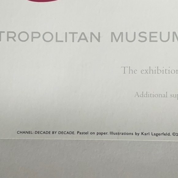 Chanel: Decade by Decade. The Metropolitan Museum of Modern Arts, 2005 Poster - Picture 15 of 16